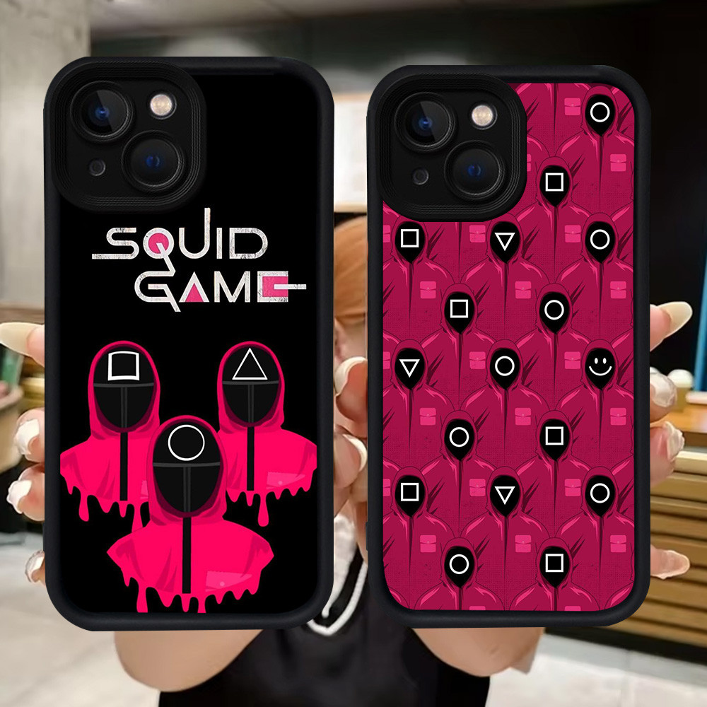 Q47 Squid Game soft Casing สําหรับ iPhone 14 7 13 6s 6 8 Pro Max Plus