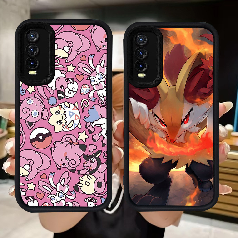 Q74 Pokemon soft Casing สําหรับ VIVO Y12s Y11s Y400 Y20 Y66 Y20s V15 Y20i S1 Pro Y83 V17 V19 Neo