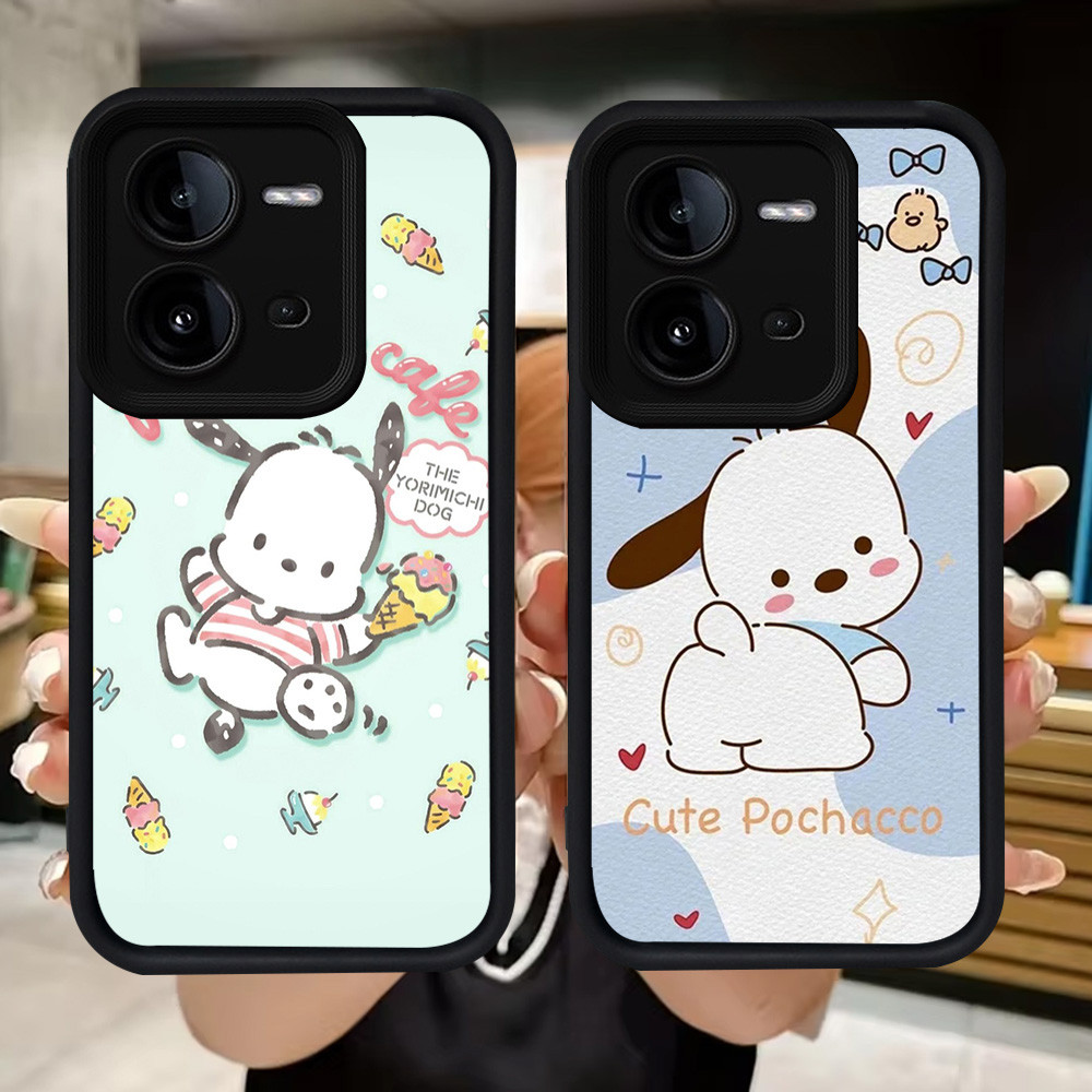 Q6 Pochacco นุ่มสําหรับ VIVO Y51 Y200 V25E V50 Y33 Y51S Y31 V23 Y53s Y51A V23E Y75 V25 5G V50 Lite