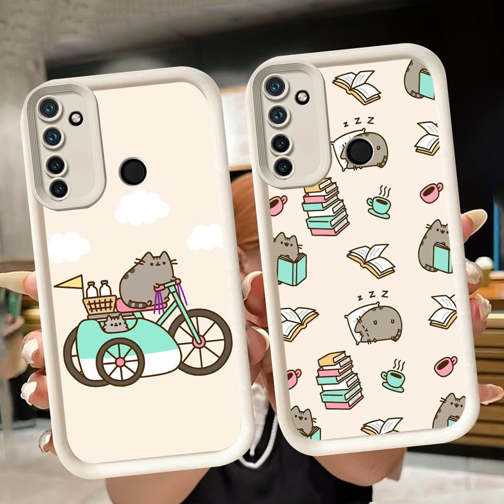 ปลอกอ่อนสําหรับRealme 5i 5s C2s 9i Narzo 10 C75 6i 7i 5 20A 10A C2 C17 14T 14X C71 C73 สีขาวQ20 Push