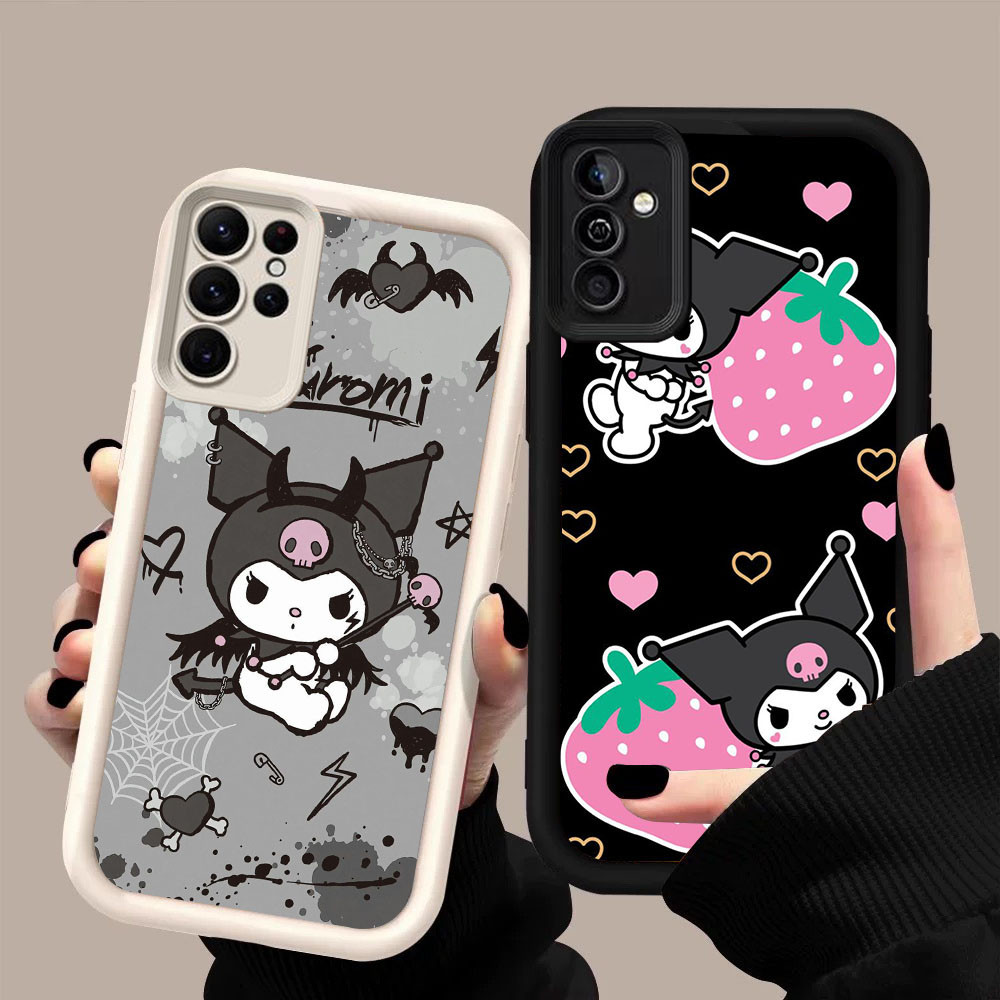 DF-82 Kuromi หรูหราปลอกอ่อนสําหรับ Samsung A55 A54 M15 S25 S24 S21 FE Ultra