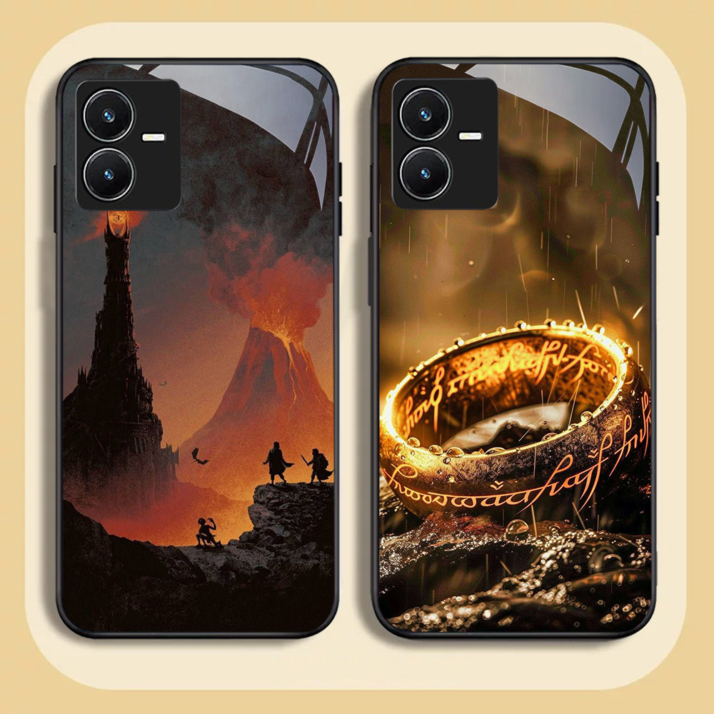 NC-92 Lord of the Rings Kaca Glass Case สําหรับ VIVO Y22 Y35 Y75 Y28 Y22S V25 Y55 iQOO Z6