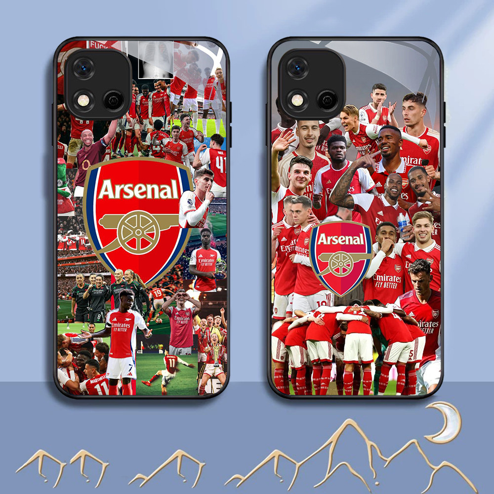 NC-5 Arsenal Superstars Kaca Glass สําหรับ Realme C20 C20A C11 OPPO A16E A16K A93 Reno 4 4F F17 Lite