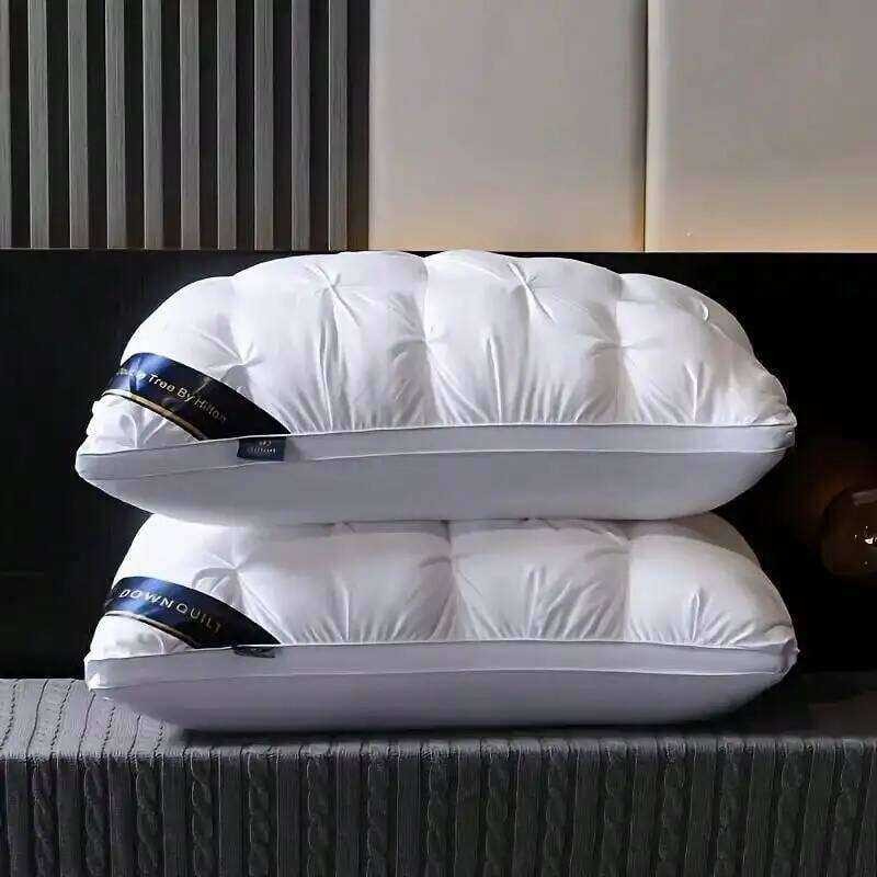 & Bolsters Set 2 3D Bread Neck Care Sleep Pillow s Home Hotel Use Gifts Fluffy Pillows Queen Size sr