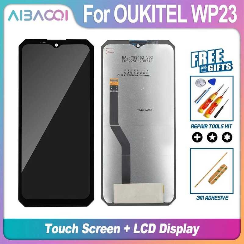 ▥ Aibaoqi ยี่ห้อใหม่สําหรับ Wp22 Wp23 Pro หน้าจอสัมผัส + จอแสดงผล สําหรับ OUKITEL Wp28 LCD