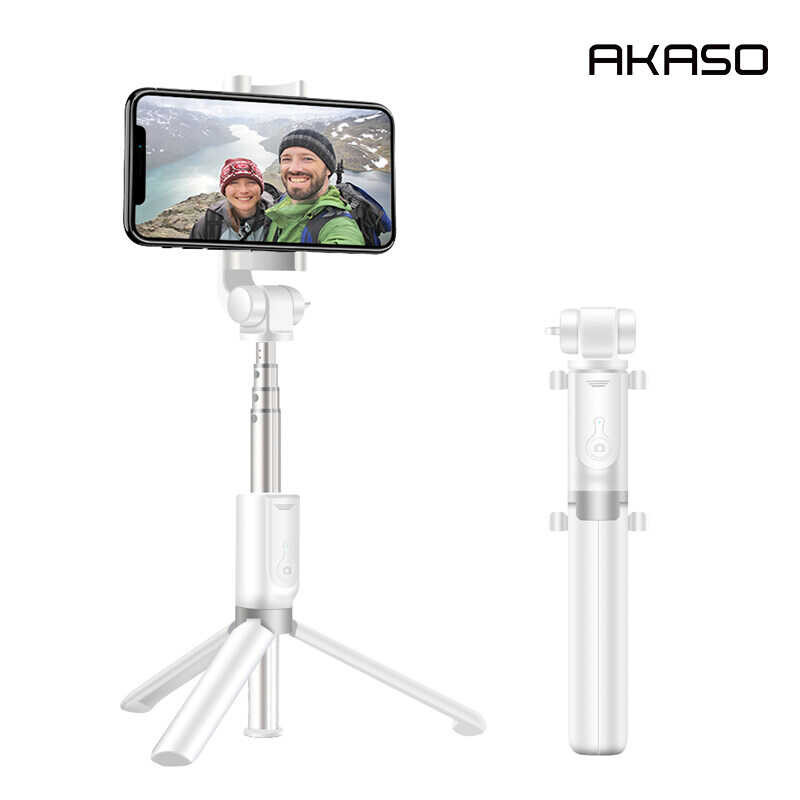 AKASO Selfieขาตั้งแบบสามขา360 ° องศาหมุนbluetoothรีโมทคอนโทรลสำ