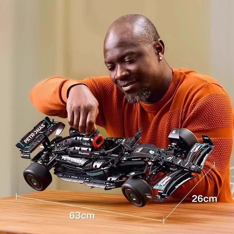 Mercedes AMG Benz F1 รถสปอร์ตเข้ากันได้กับ Lego 42171 บล็อกตัวต่อเดียวกันของเล่นเด็กของขวัญ