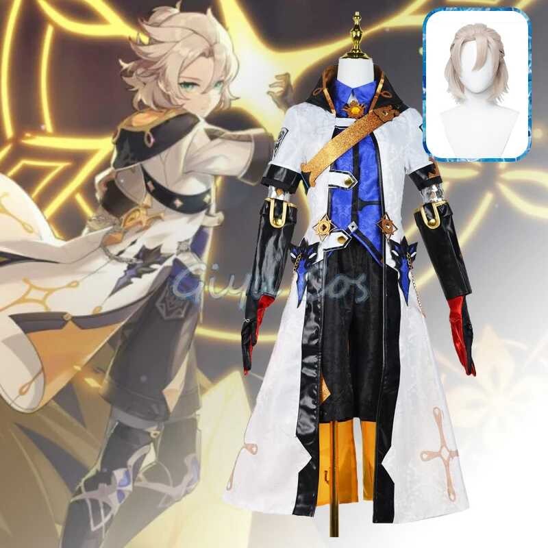 Albedo คอสเพลย์เครื่องแต่งกาย Genshin อิทธิพลผู้ใหญ่คาร์น