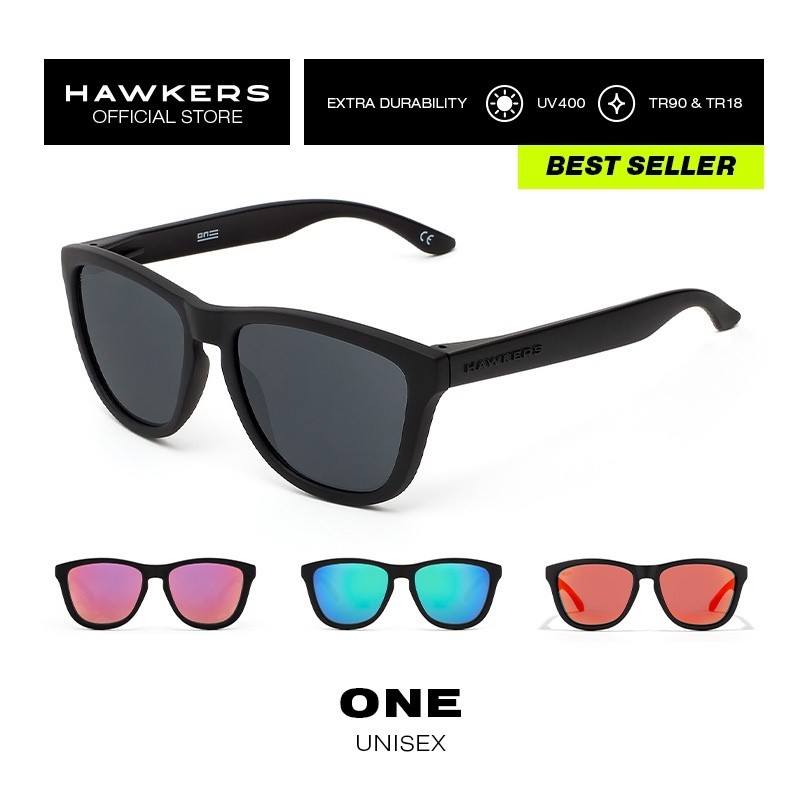 HAWKERS ONE แว่นกันแดดสำหรับผู้ชายและผู้หญิง unisex ผลิตภัณฑ์อย่างเป็นทางการที่ออกแบบในสเปน