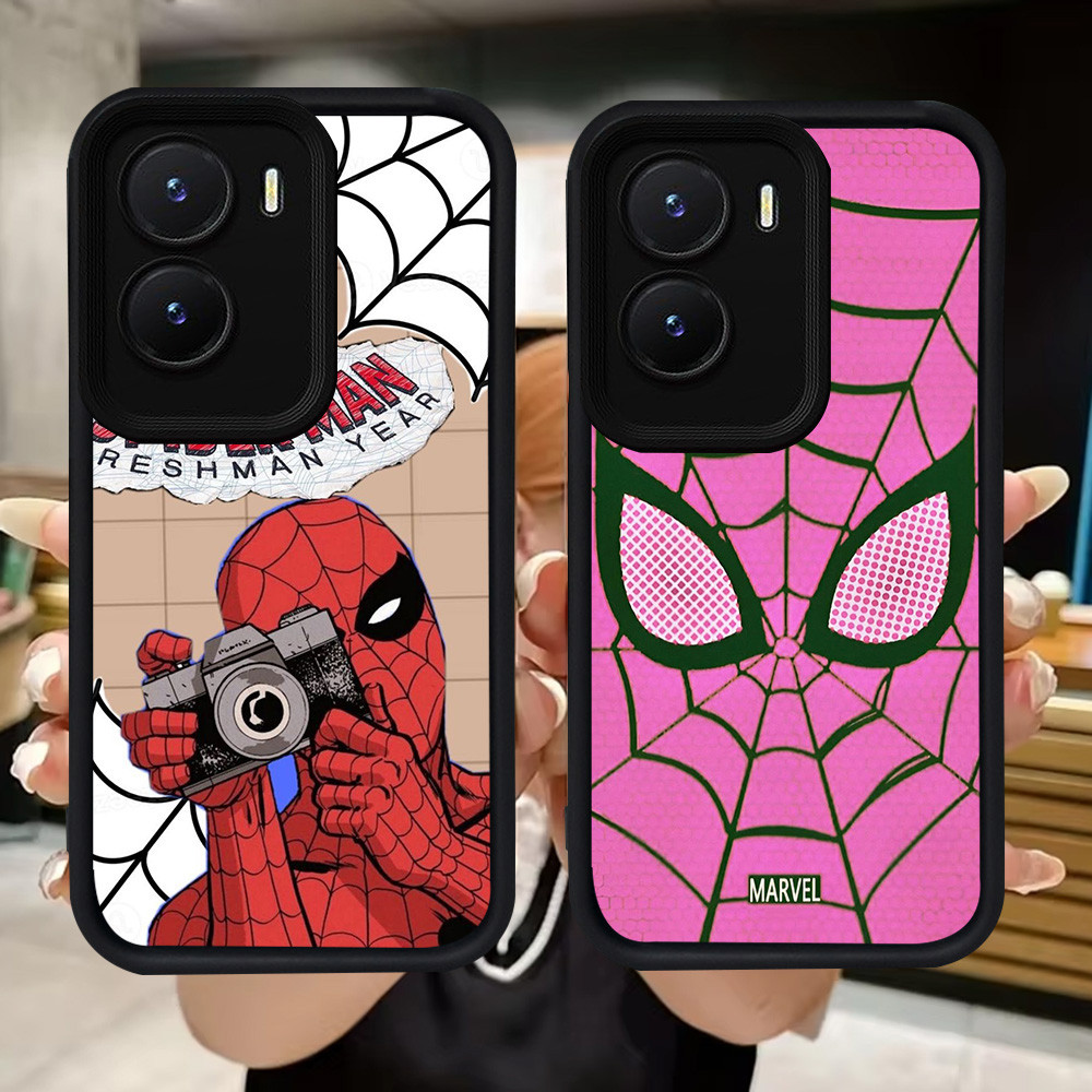 Q44 Spider-man soft Casing สําหรับ VIVO Y35 IQOO Z9X Y01 Y01A Y55 Y75 Y56 Y15a Y16 Z9 Y15s Y22s Y22 