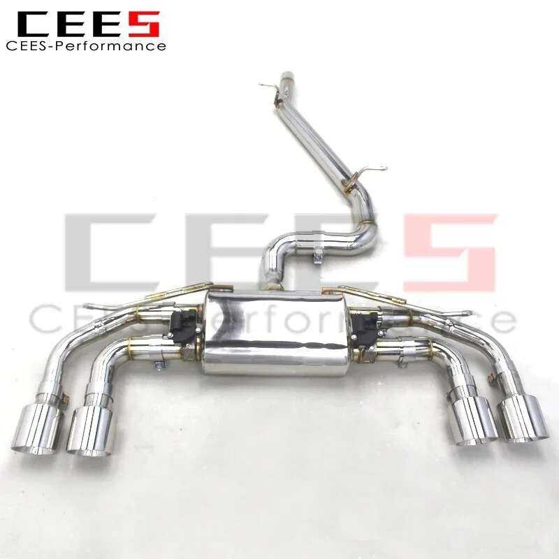 CEES ระบบไอเสีย SS304 Vae Catback สำหรับ VW GOLF 7/7/R/7R 2.0T 2014-2020 ท่อไอเสียแข่งประสิทธิภาพสูง