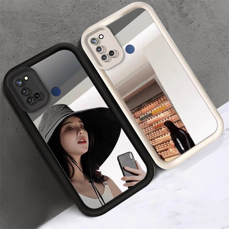 REALME 7I C17 ล่าสุด Hp สําหรับ JZ กระจก Cassing โหมด Sofcase Silikon Softcase เคสโทรศัพท์ Soft Kesi
