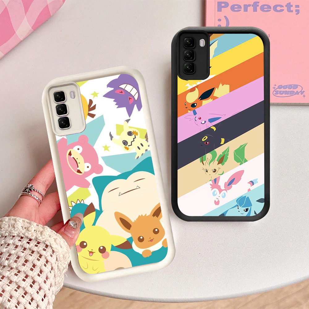 NA-67 Pokemon กันกระแทกสําหรับ Infinix HOT 50 Tecno POP Pova 5 8 9 Spark 20 ITEL P55 RS4 Pro Plus