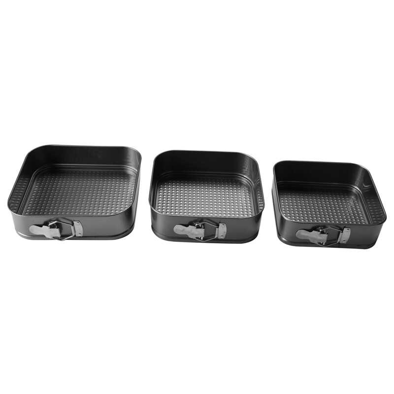 LY Square Springform Dessert Pan Nonstick Leakproof Cake Pan Bake e Cheese Pan, Baking Cheese Pan