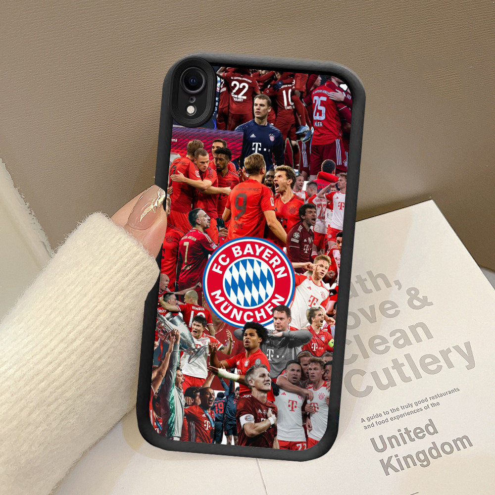NB-9 Bayern Munich Football เคสกันกระแทกสําหรับ iPhone XR X XS 6 7 8 Max Plus