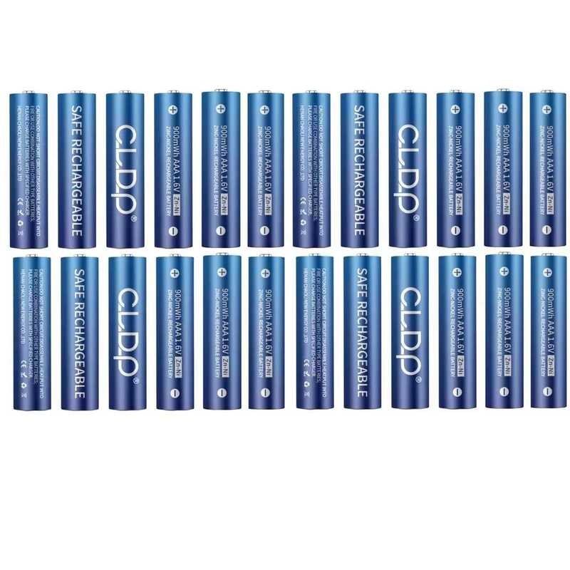 แบตเตอรี่ AAA 1.6V ชาร์จได้ 900mWh Ni-Zn เหมาะสำหรับแบตเตอรี่ของเกมแพด