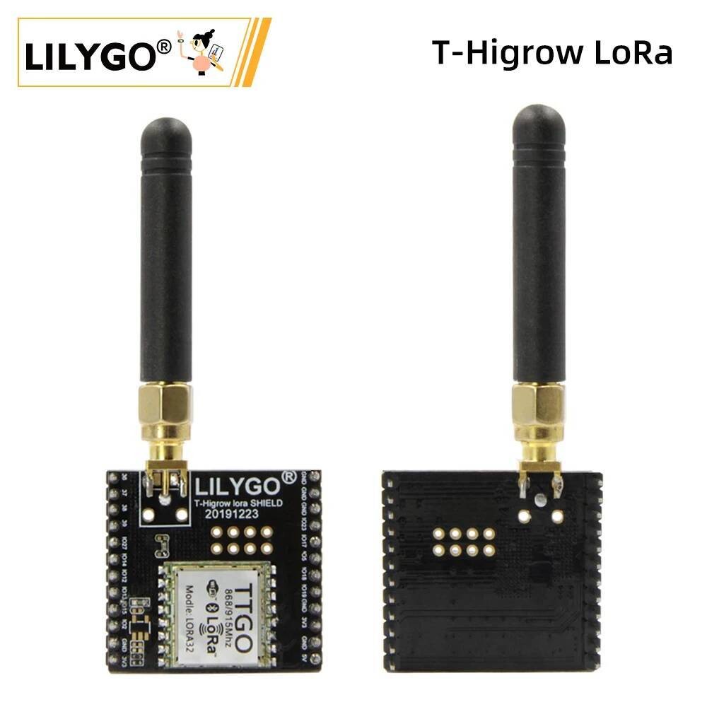 ลิลลี่โก® TTGO T-Higrow LoRa Shield 868Mhz / 915Mhz บอร์ดขยายฟังก์ชั่น