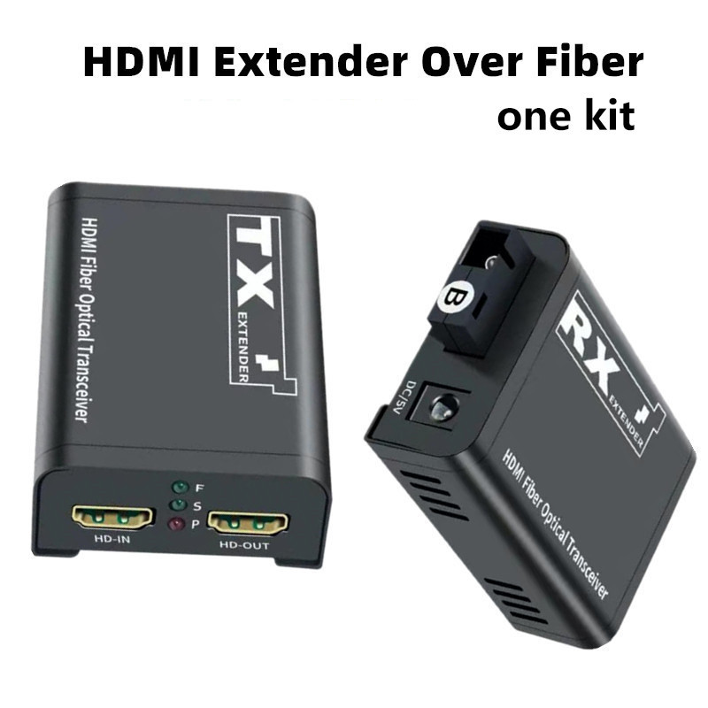1080p 20Km HDMI Fiber Extender Over Single SC Fiber Optical Cable Vs 3km HDMI Fiber Transceiver เครื