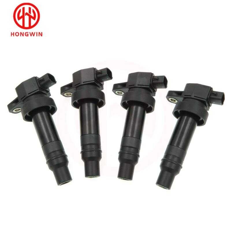 4 ชุดขดจุดระเบิด ชิ้น 27301-2B010 273012B010 สำหรับ Hyundai Accent Elantra