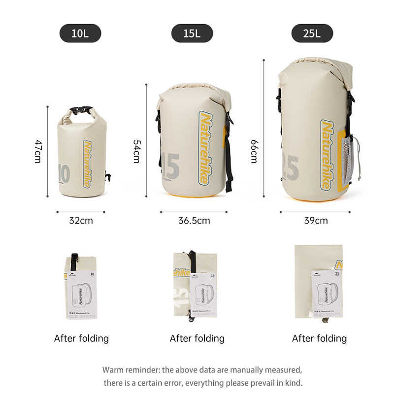 Naturehike 10L/15L/25L Drifting Ultralight Dry And Wet Separation Outdoor Snorkeling Swimming Bag I