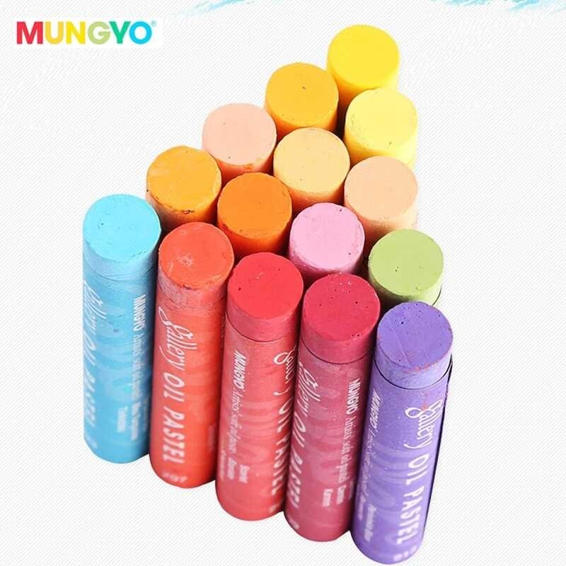 MUNGYO MOPV Series Gallery Artists Soft Pastels 12/24/36/48/72 Colors Oil Paint ART Drawing Supplie