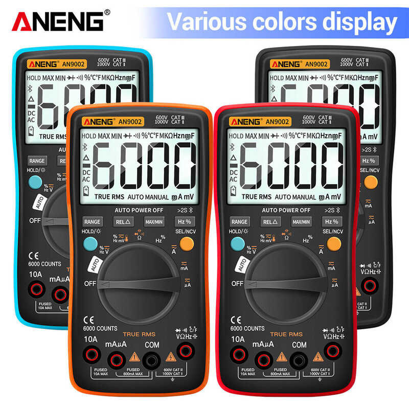 ❤ ANENG An9002บลูทูธมัลติมิเตอร์แบบดิจิทัล6000นับprofessional M
