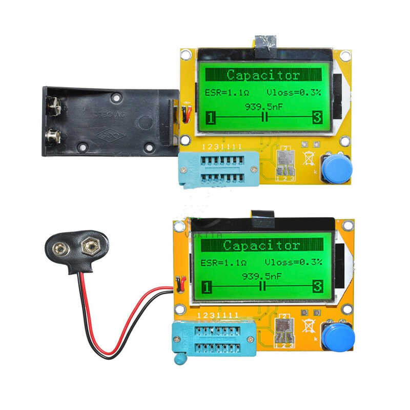 ❤ Diymore Mega328 M328 Lcr-T4 Esr Meter Lcr Ledทดสอบทรานซิสเตอร์ไดโอดt R