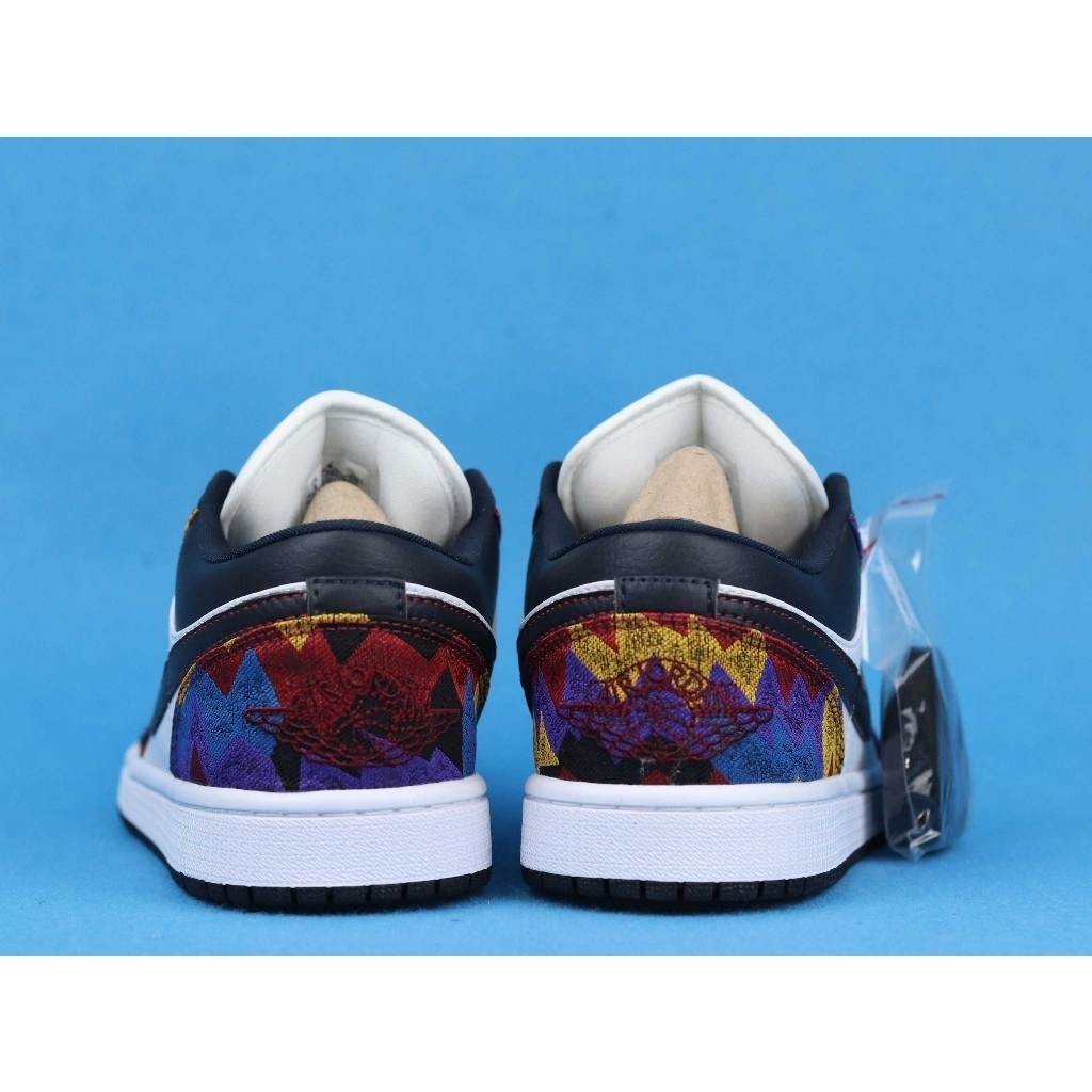 ,,Nike AJ1 Air Jordan 1 Low "sweater" Jordan 1st Generation Jordan 1 Low-Top รองเท้าบาสเก็ตบอล C