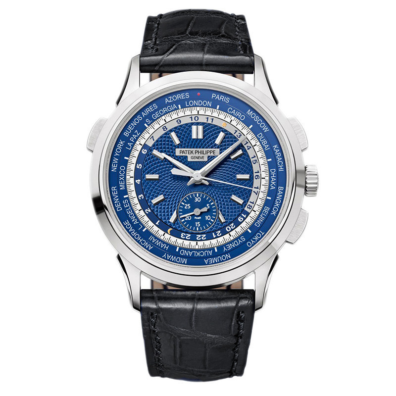 [BD ] Patek 's Watch 18K Platinum Automatic Mechanical World Time Men 's Watch 5930G