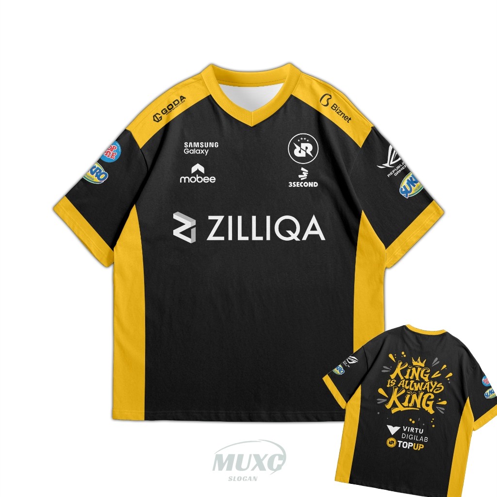 การปรับแต่งฟรี 2024 ใหม่!! / Jersey RRQ Fans Edition / Classic Jersey / Jersey RRQ / Esport / Gaming