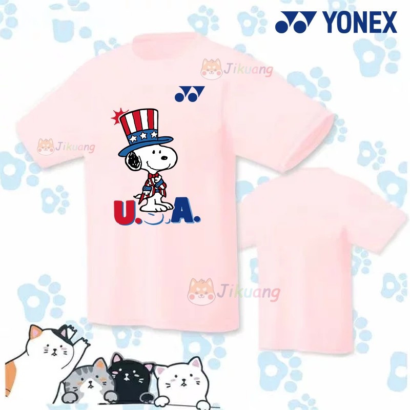 Yonex Quick Dry Elastic Breathable Lining Club All England Jersey Loh Kean Yew เสื้อแบดมินตัน