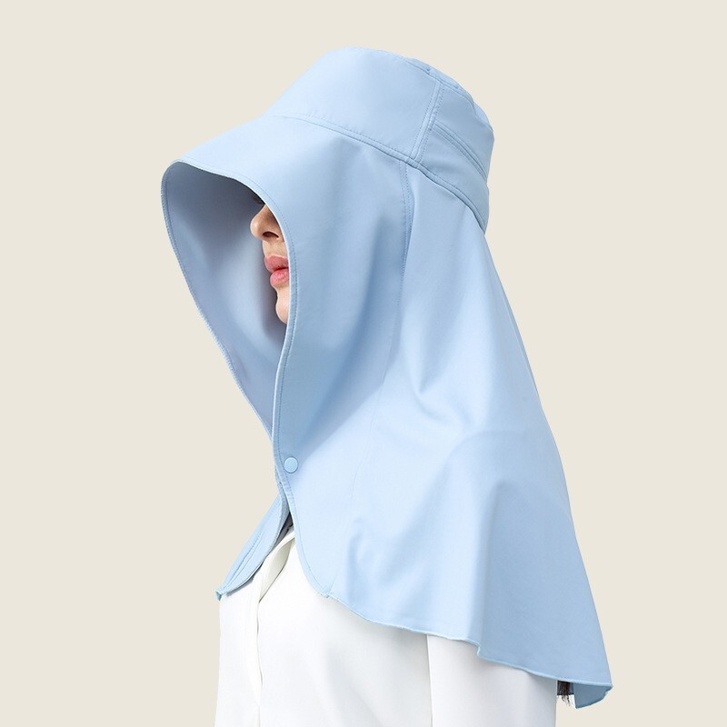 UPF 1000 ผู้หญิงใหม่บิ๊กด้าน + 2022 ถังหมวกกับคอชิ้นเต็มป้