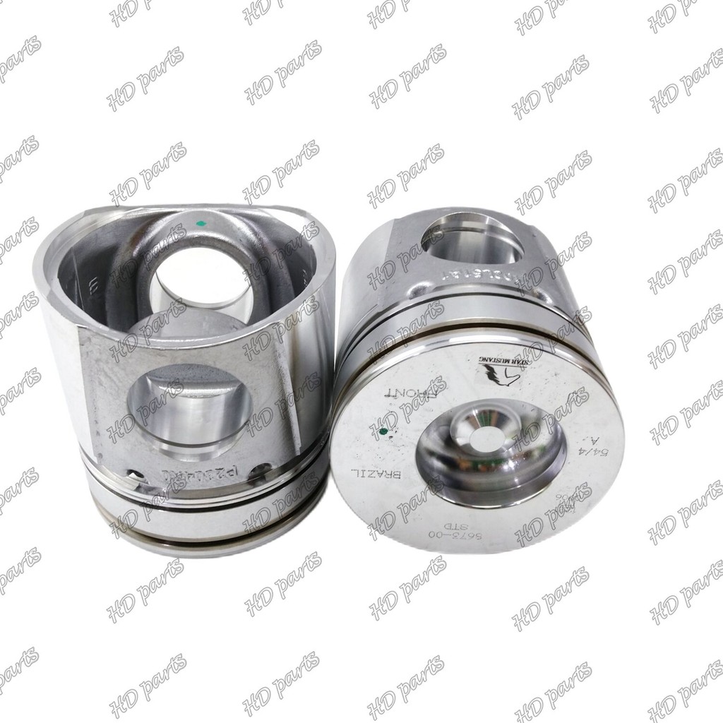 ลูกสูบ Cyder หนึ่งสูบ 6BT5.9 3928673 50 มม. เหมาะสําหรับชิ้นส่วนเครื่องยนต์ Cummins