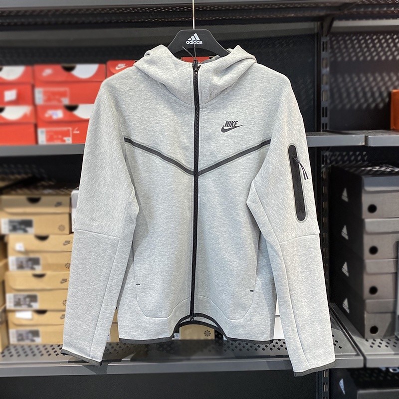 ♞,♘,♙ของแท้ 100% Nike NSW TECH FLEECE เสื้อแจ็กเก็ตลําลอง มีฮู้ด กันลม สไตล์สปอร์ต แฟชั่นสําหรับผู้