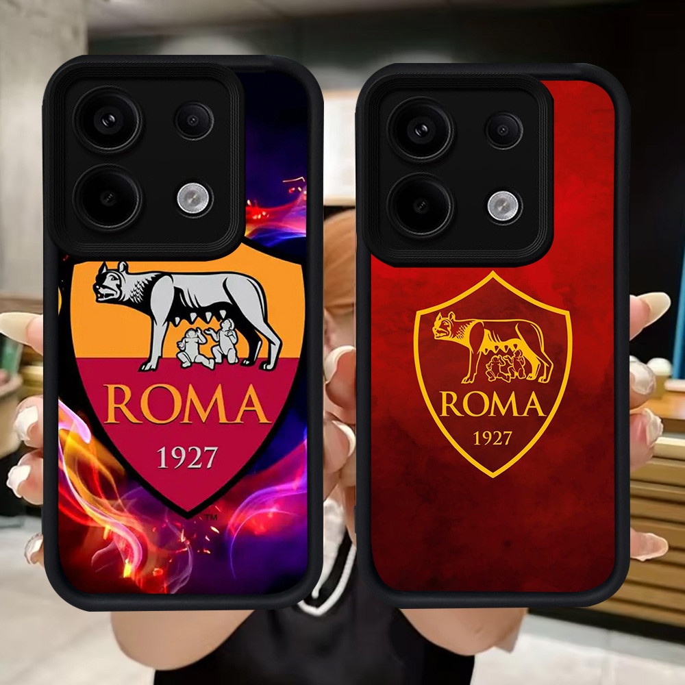 Q109 AS-Roma ปลอกอ่อนสําหรับ Xiaomi Redmi 15C POCO M7 X6 13T 13C หมายเหตุ 13 M6 Neo Pro Plus 5G