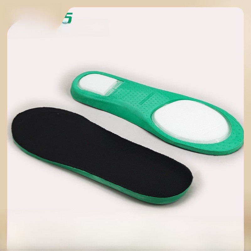 Full Palm ZOOM Air Cushion Sports Insole Rebound Shock Absorption หนาบาสเกตบอลวิ่งการฝึกอบรมรองเท้าบาสเก็ตบอล Irving 5dunk.