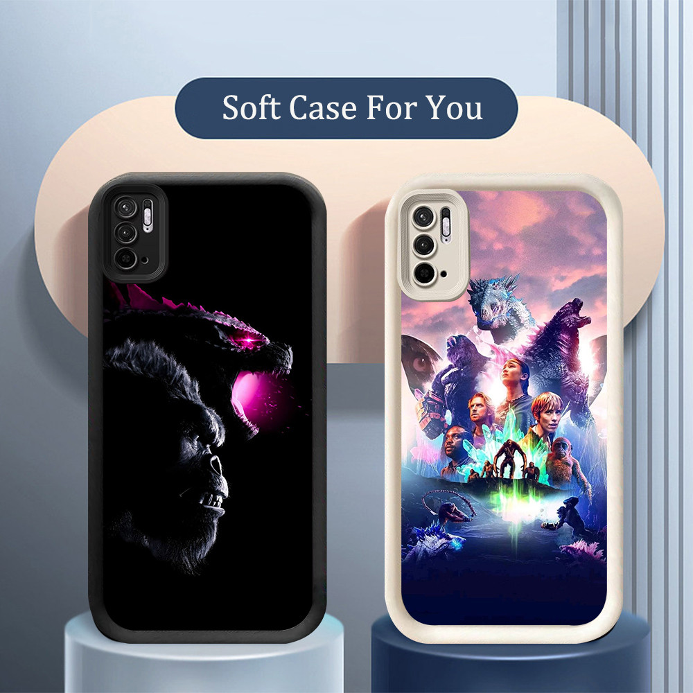 NB-27 Godzilla vs Kong ปลอกกันกระแทกสําหรับ Xiaomi Redmi หมายเหตุ 10 10T 10S Pova POCO M5S M4 Lite P