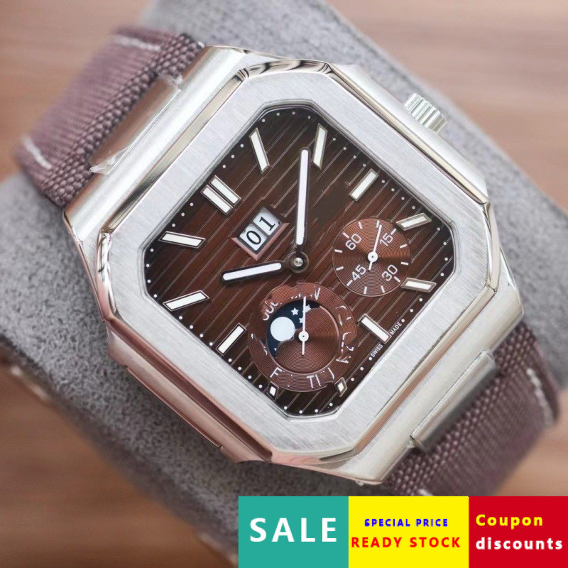 แฟชั่น แฟชั่น ❤ Parrot Snail 5822P-001 Series Watch TV Belt Classic Mens Automatic Mechanical Wrist