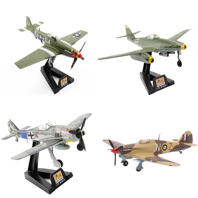 1/72 Scale Fighter Plane Model Military Plane Aircraft Model Collection