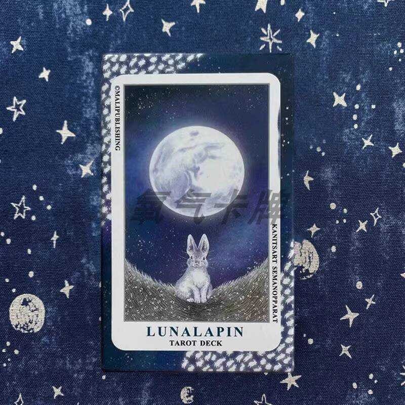 Tarot Tarot 7 * 12 ซม. การ์ด Lunapin Rabbit Tarot