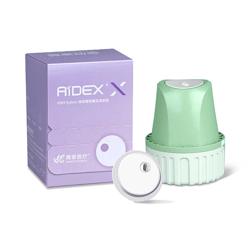 ❤ Aidex อุปกรณ์วัดระดับน้ำตาลในเลือด CGM ระบบการติดตามระดับน้ำตาลกลูโคสเบาหวานอย่างต่อเนื่องอุป