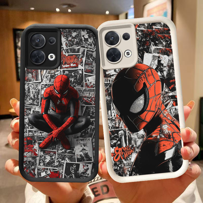 YZ-110 Spider-Man Justice Cool Casing สําหรับ OPPO Reno 8 8Z 7Z 7 F21S F21 Pro Lite 5G