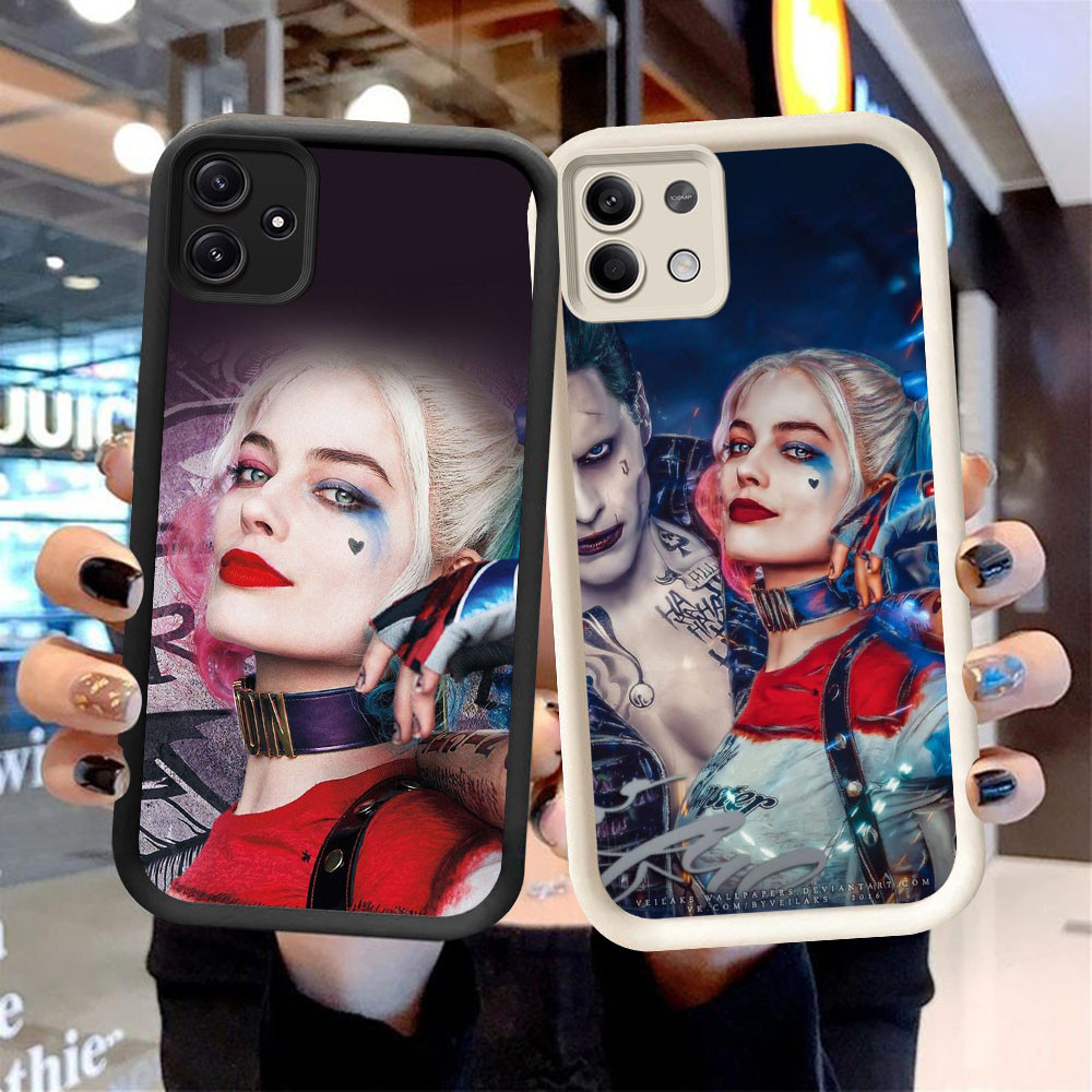 MK-68 Harley Quinn & Joker ปลอกซิลิโคนอ่อนนุ่มสําหรับ Xiaomi Redmi Note 12 13 14 Pro