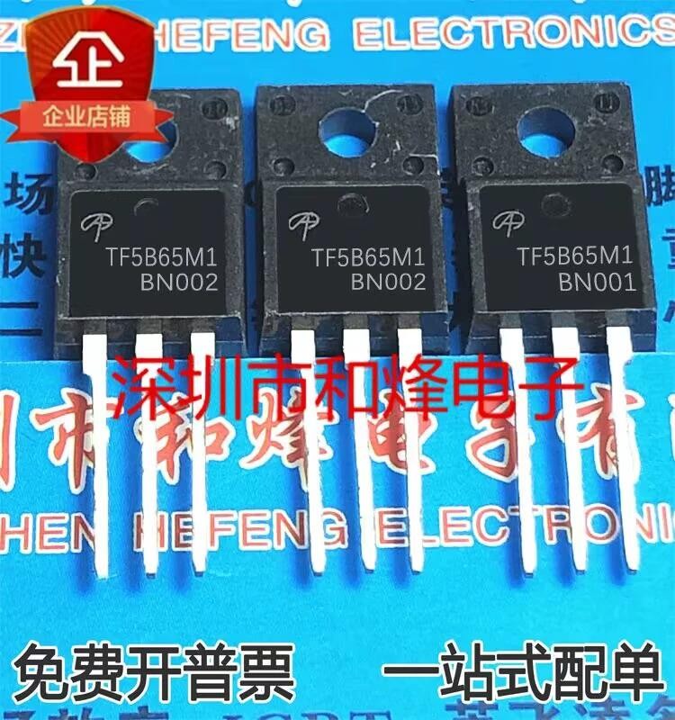 5 ชิ้น TF5B65M1 AOTF5B65M1 TO-220F MOS 650V 5A