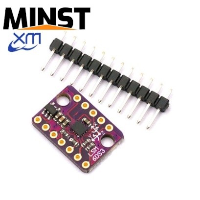 GY-LSM6DS3 LSM6DS3 Accelerometer Gyro ฝังโมดูลเซ็นเซอร์อุณหภูมิดิจิตอล SPI IIC I2C โมดูลอินเทอร์เฟซ 