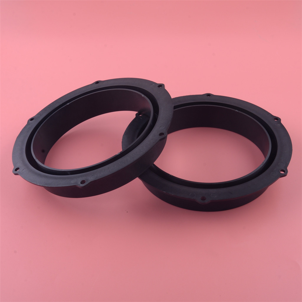 2 ชิ้น 6.5 นิ้วลําโพงติดตั้ง Spacer อะแดปเตอร์แหวน Fit สําหรับ Audi VW Magotan Tiguan Passat B7 Phaeton Sagitar CC Touareg