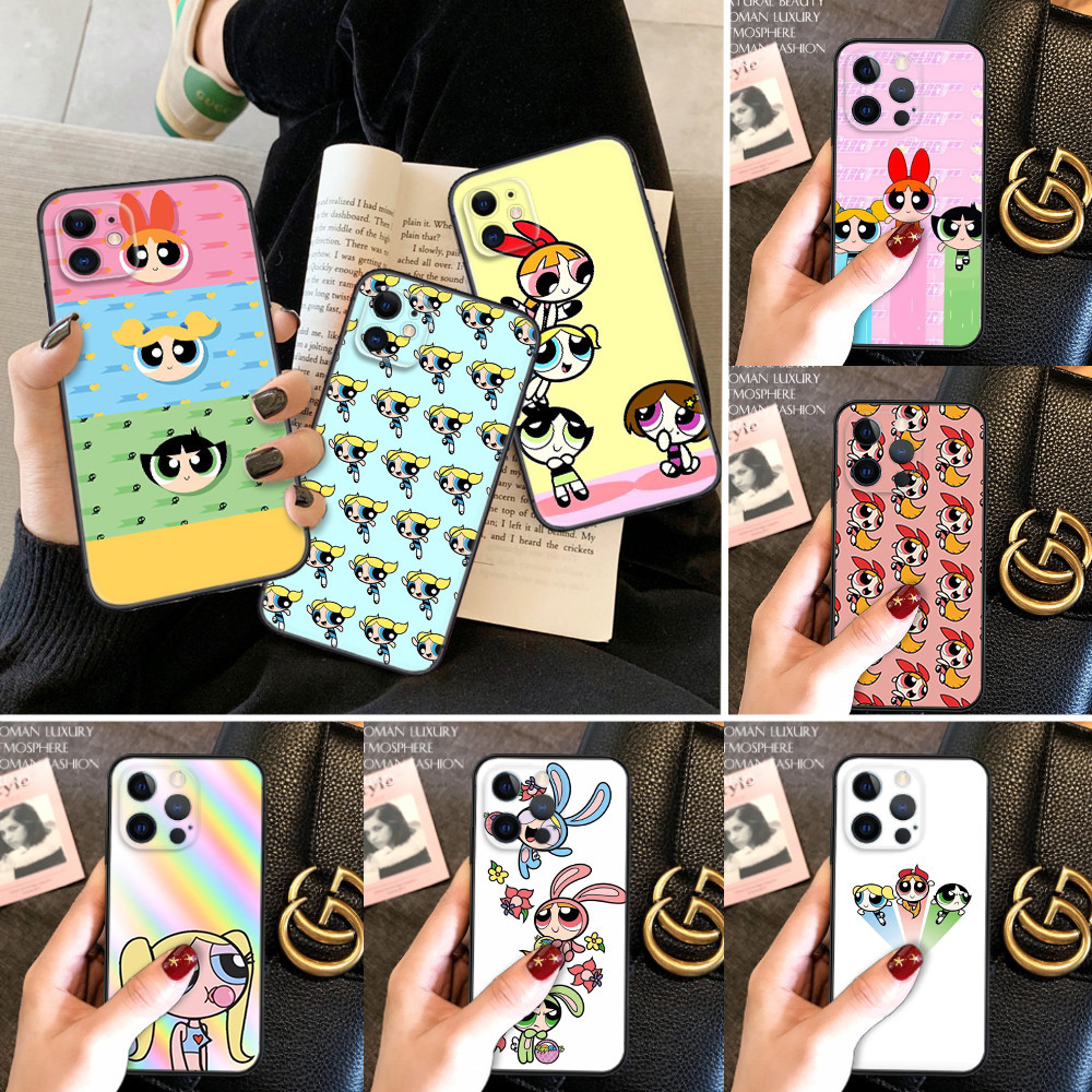 สําหรับ OPPO Reno 6Z 5G 7 4G 5 Lite 5K 5G 6 Pro Plus soft Case G167 Powerpuff สาวตํารวจการ์ตูน