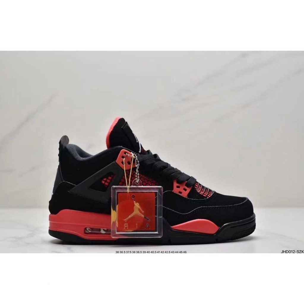 มีให้คุณมีรองเท้าบาสเก็ตบอล jordan 4 red thunder aj4แบบ stop-go jordan 're' บน 're' บน red thunder