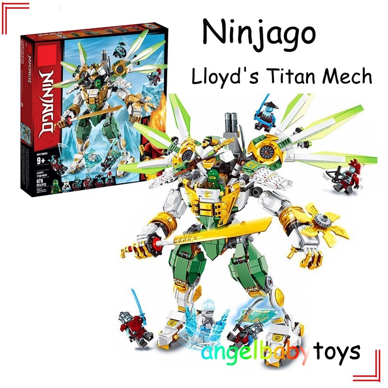 Ninjago Series 70676 Lloyds Titan Mech (920 /PCS) ใช้งานร่วมกับ Lego Building Blocks ประกอบเครื่องป