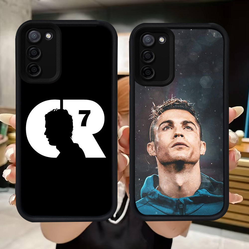 Q77 CR7 Ronaldo soft Casing สําหรับ Samsung A02 J4 M02 A03S A71 A31 A02S J6 Plus M02S A51 A03 Core F